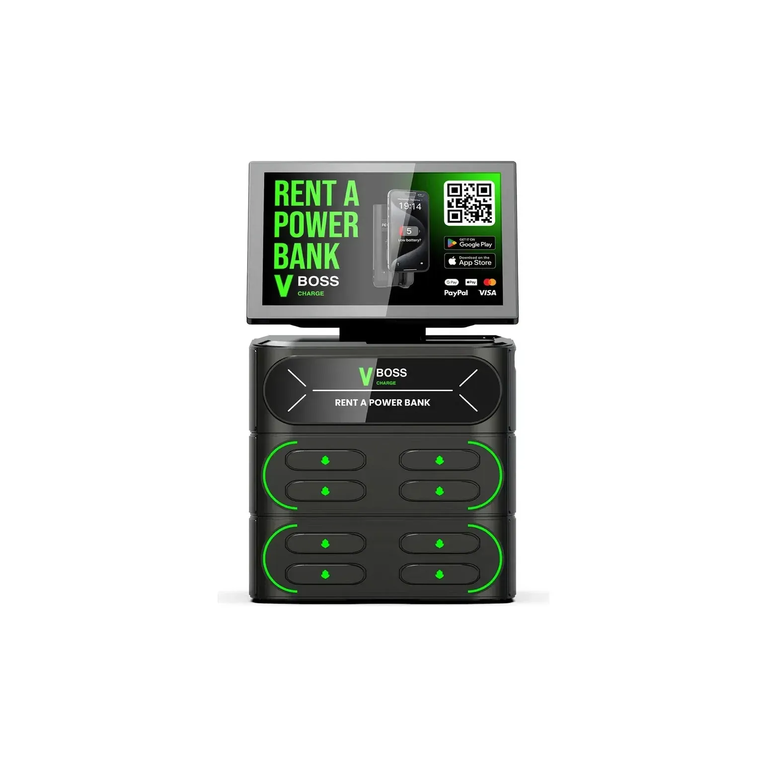 8-Slot Touch Screen Station